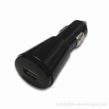 USB Cellphone Charger with 5V DC Output Voltage and 1A Charging Rate